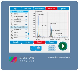 Mercury analyser control software