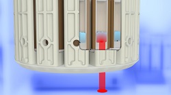 Microwave digestion contactless temperature monitoring