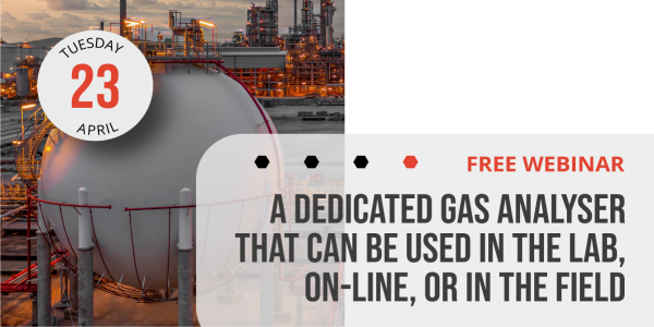 Webinar: A dedicated gas analyser that can be used in the lab, on-line, or in the field.